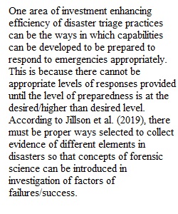 Week 8 Research Needs for Emergency and Disaster Medicine